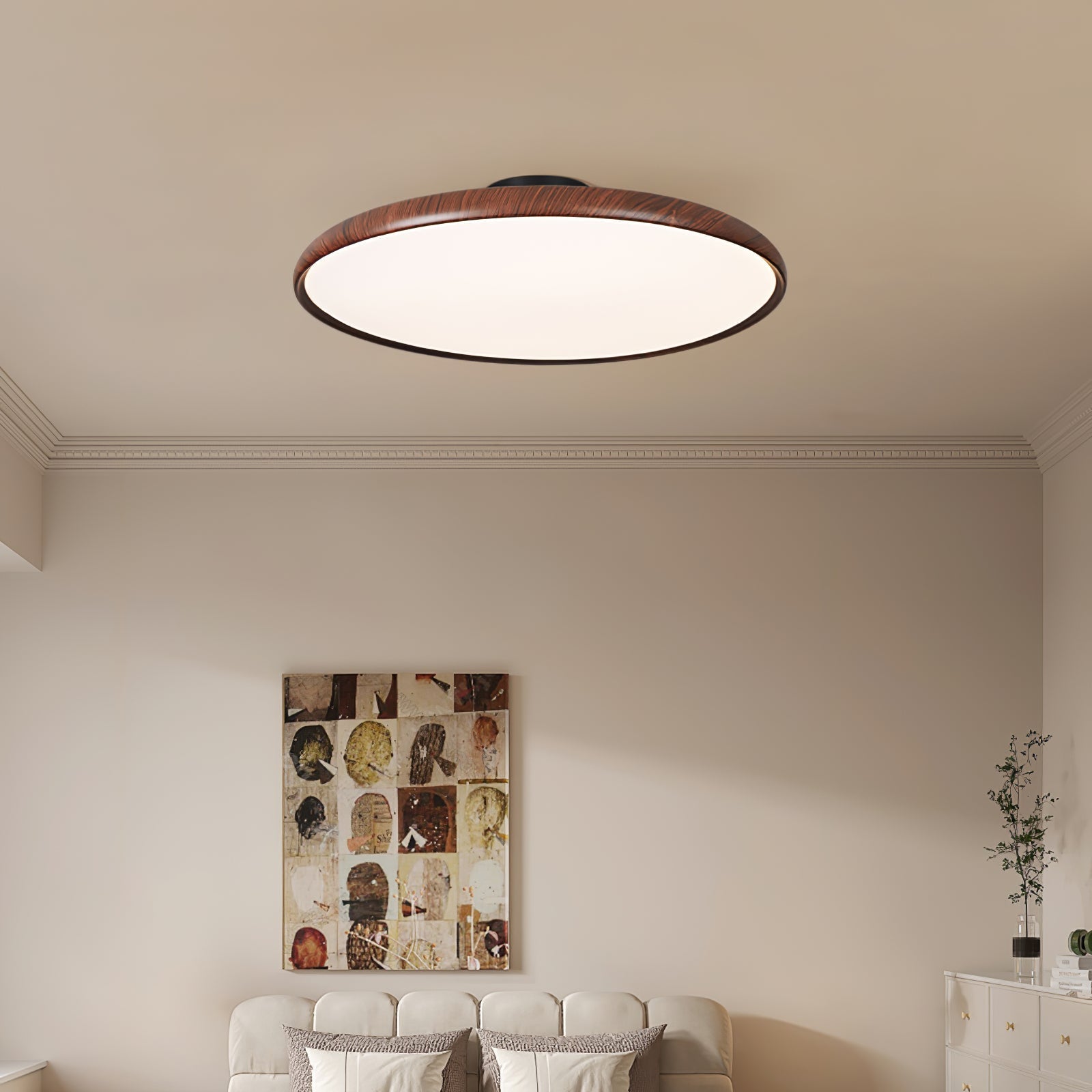 Lola Wood Grain Adjustable Ceiling Lamp by FIFTH & BEAM — product view 11