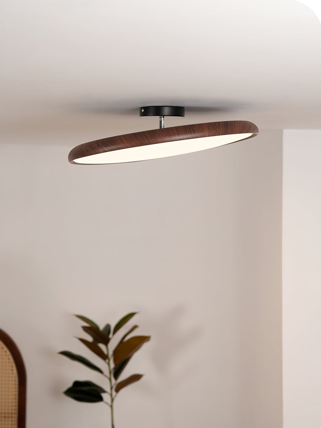 Lola Wood Grain Adjustable Ceiling Lamp by FIFTH & BEAM — product view 16