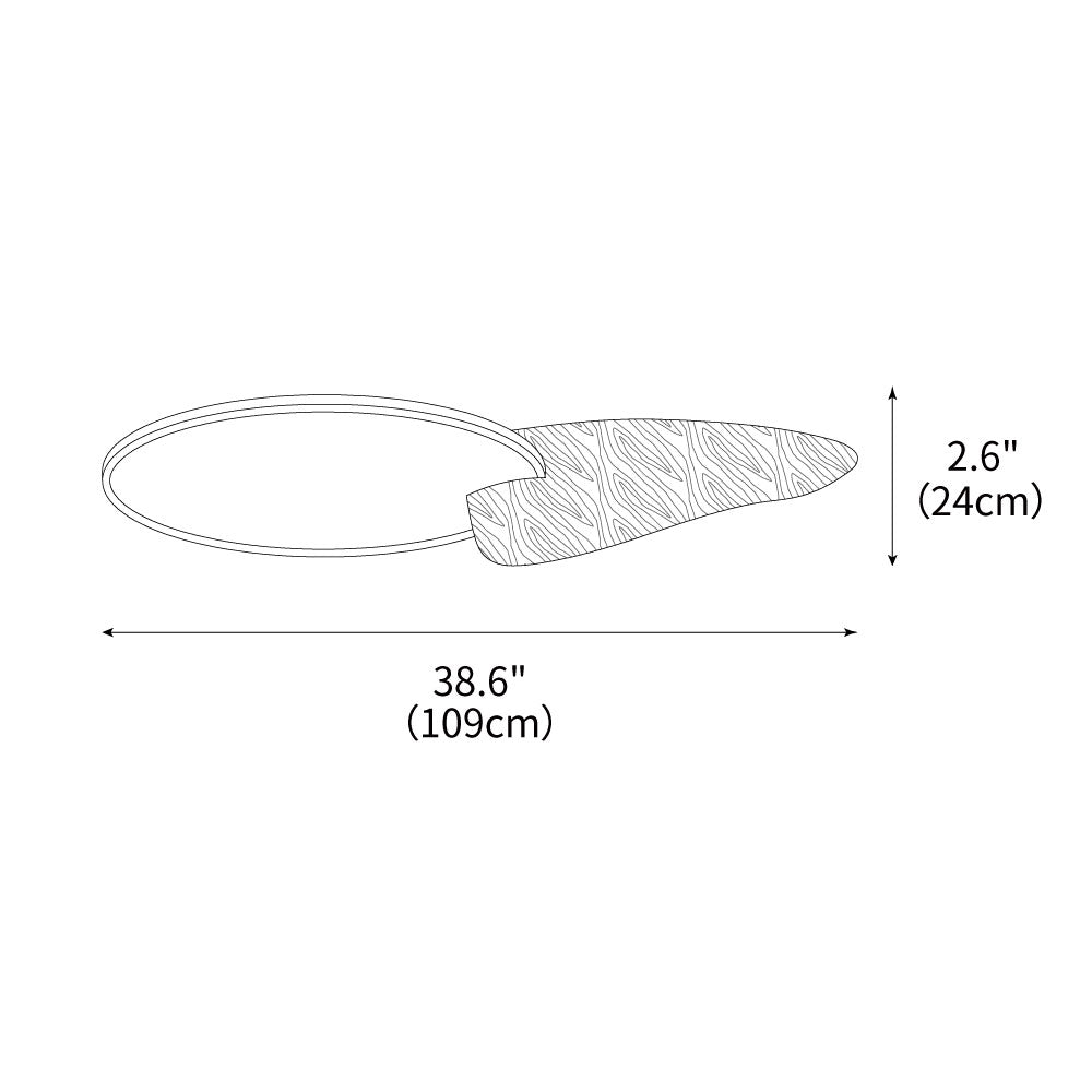Lone Peak Ceiling Lamp 35.6" by FIFTH & BEAM — product view 3