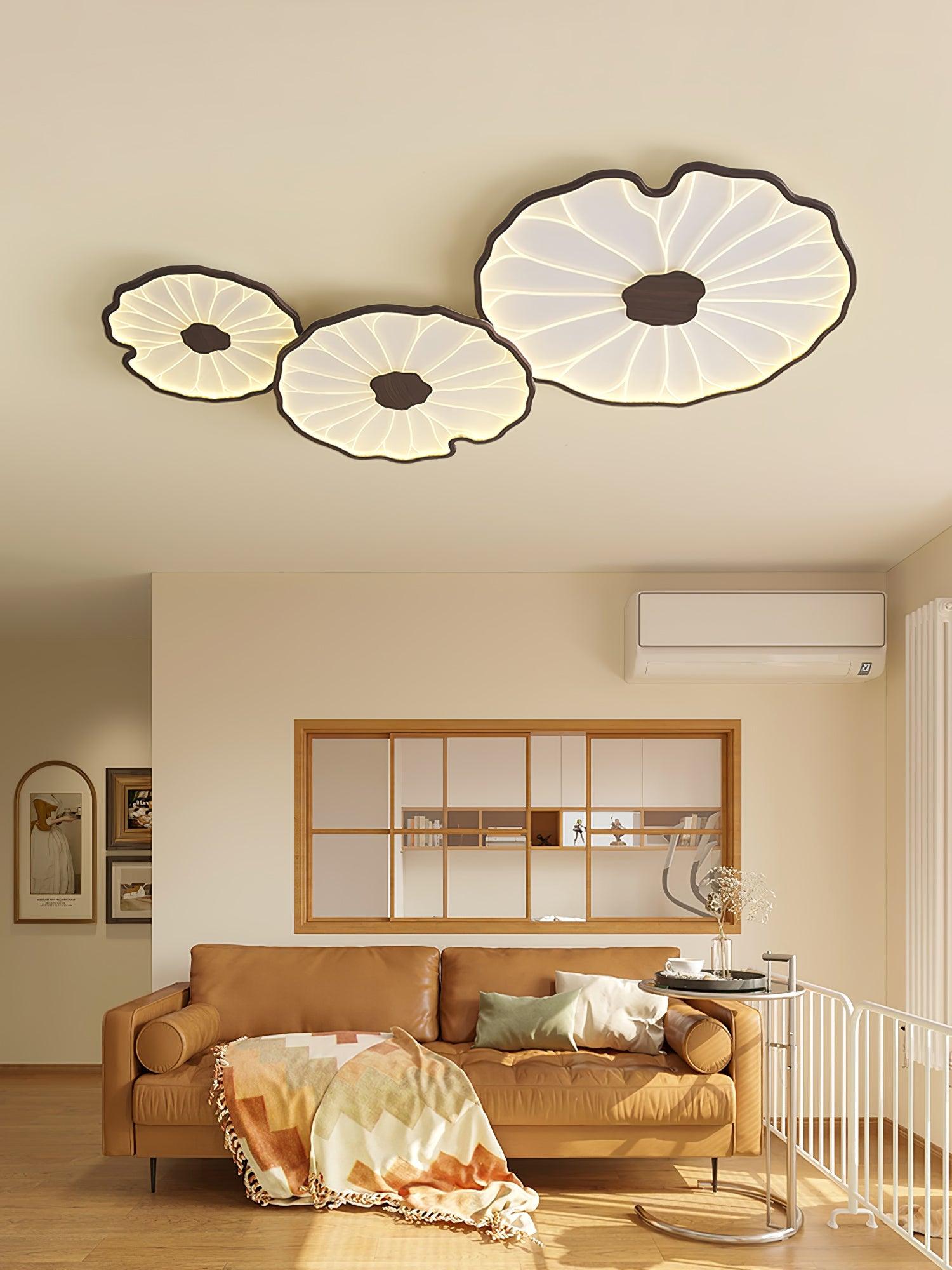 Lotus Leaf Acrylic Ceiling Lamp by FIFTH & BEAM — product view 13