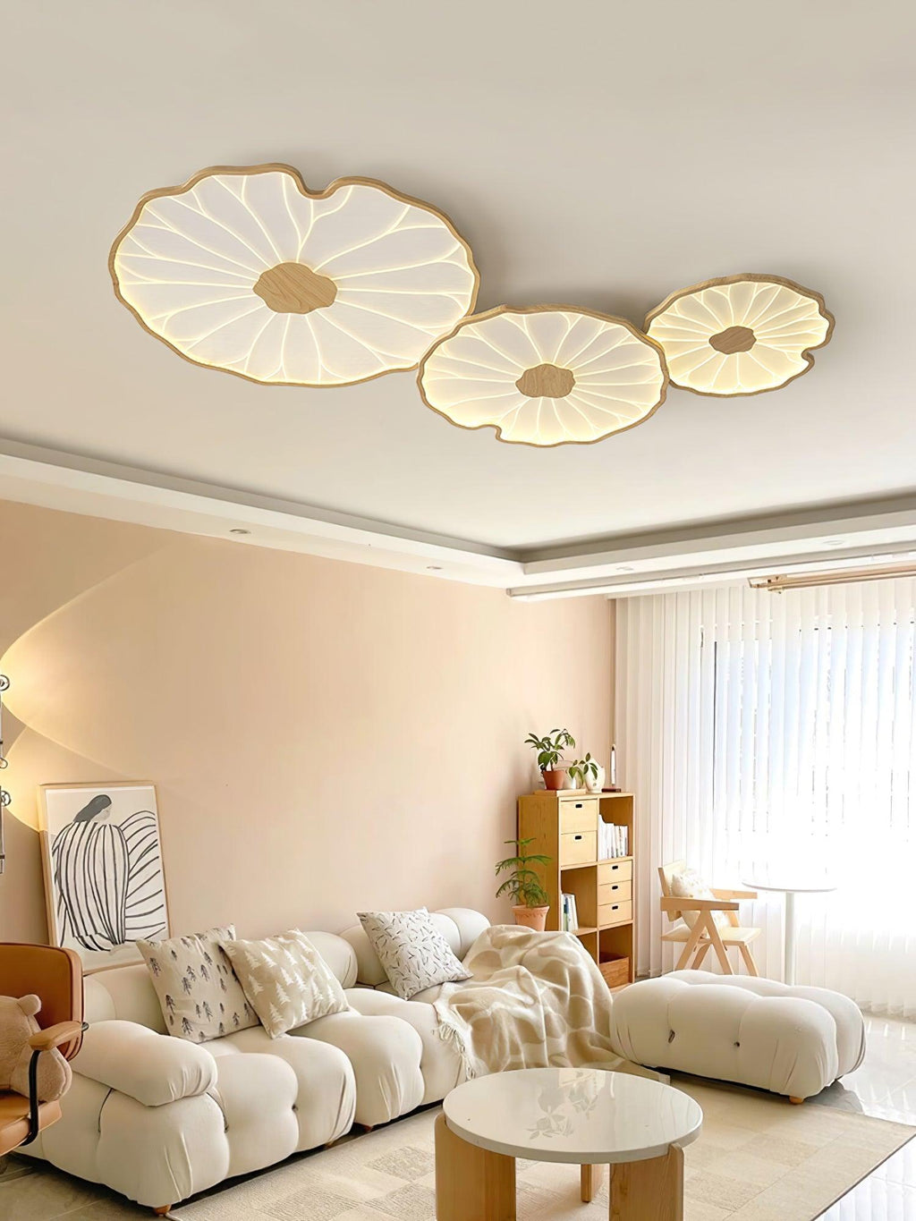 Lotus Leaf Acrylic Ceiling Lamp by FIFTH & BEAM — product view 14