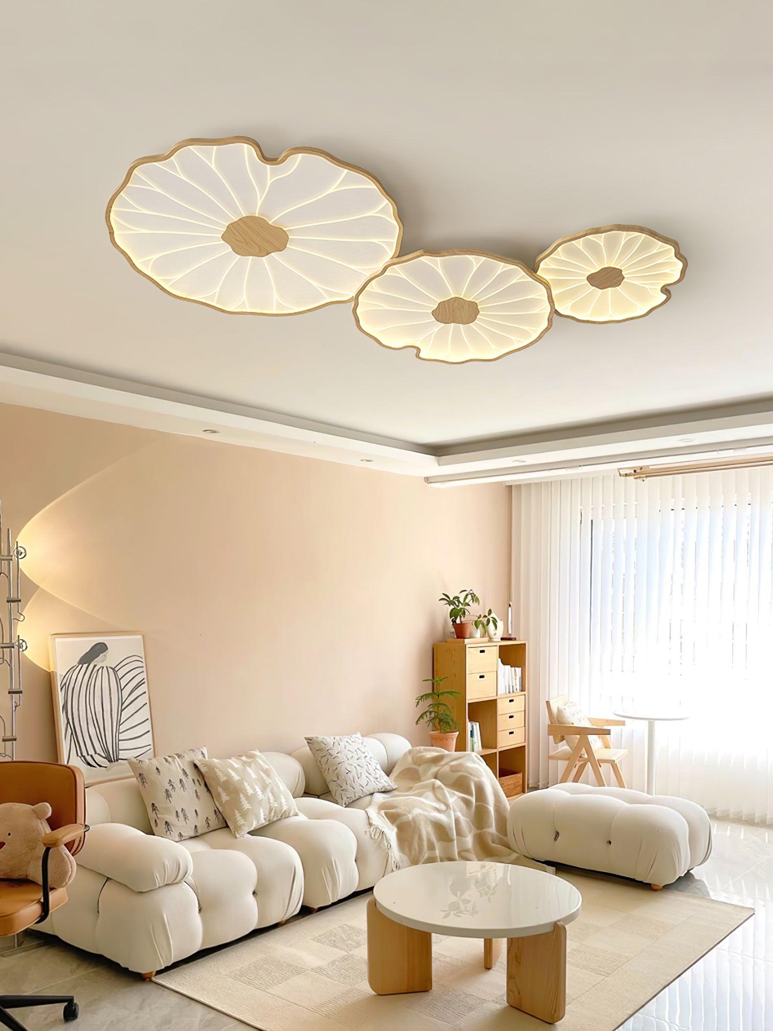 Lotus Leaf Acrylic Ceiling Lamp by FIFTH & BEAM — product view 17