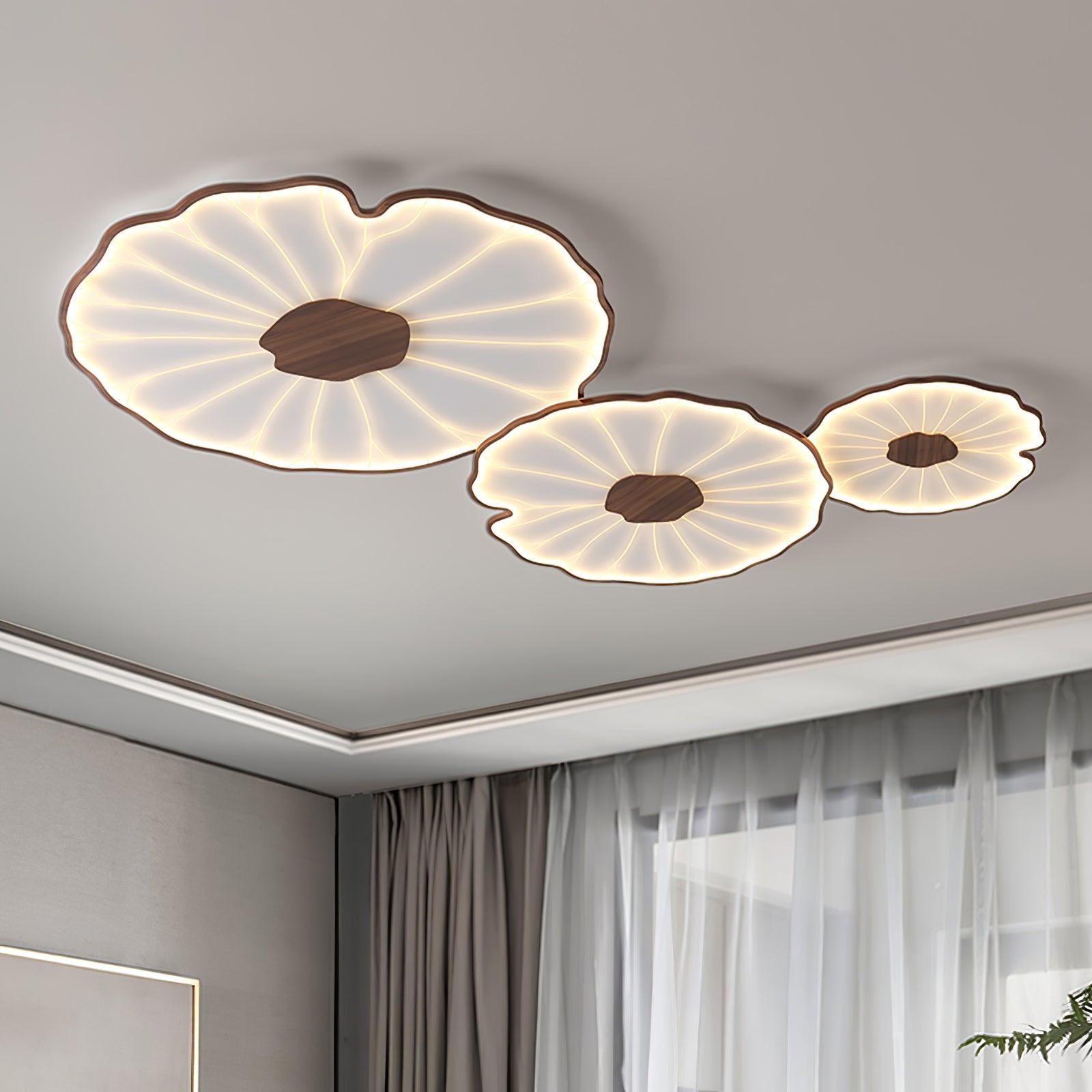 Lotus Leaf Acrylic Ceiling Lamp by FIFTH & BEAM — product view 4