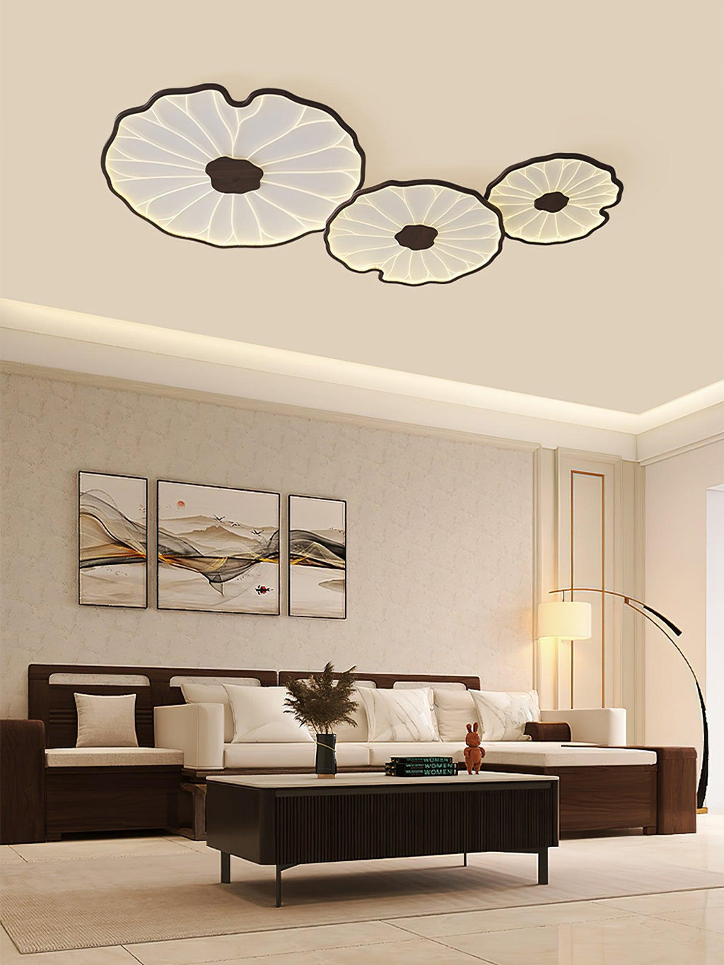 Lotus Leaf Acrylic Ceiling Lamp by FIFTH & BEAM — product view 18