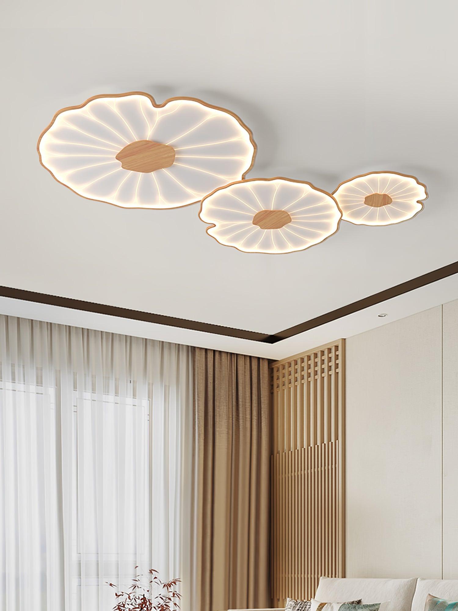 Lotus Leaf Acrylic Ceiling Lamp by FIFTH & BEAM — product view 9
