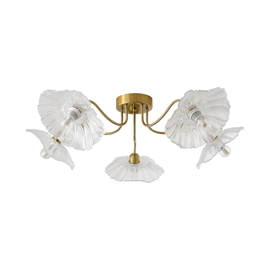 Lotus Leaf Glass Ceiling Lamp by FIFTH & BEAM — product view 1