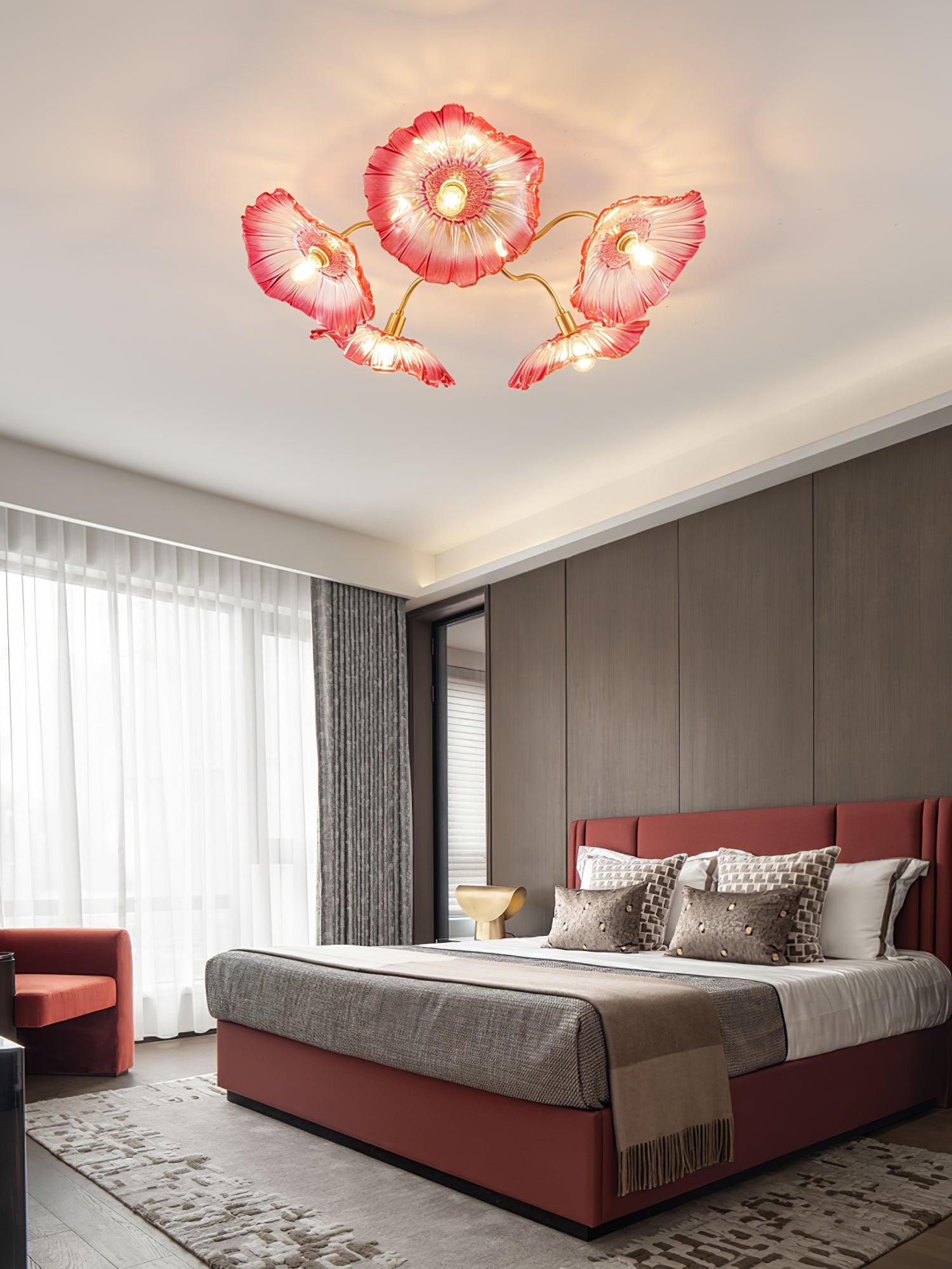 Lotus Leaf Glass Ceiling Lamp by FIFTH & BEAM — product view 19