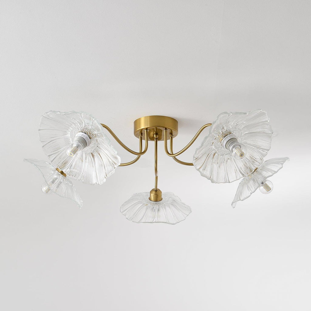 Lotus Leaf Glass Ceiling Lamp by FIFTH & BEAM — product view 44