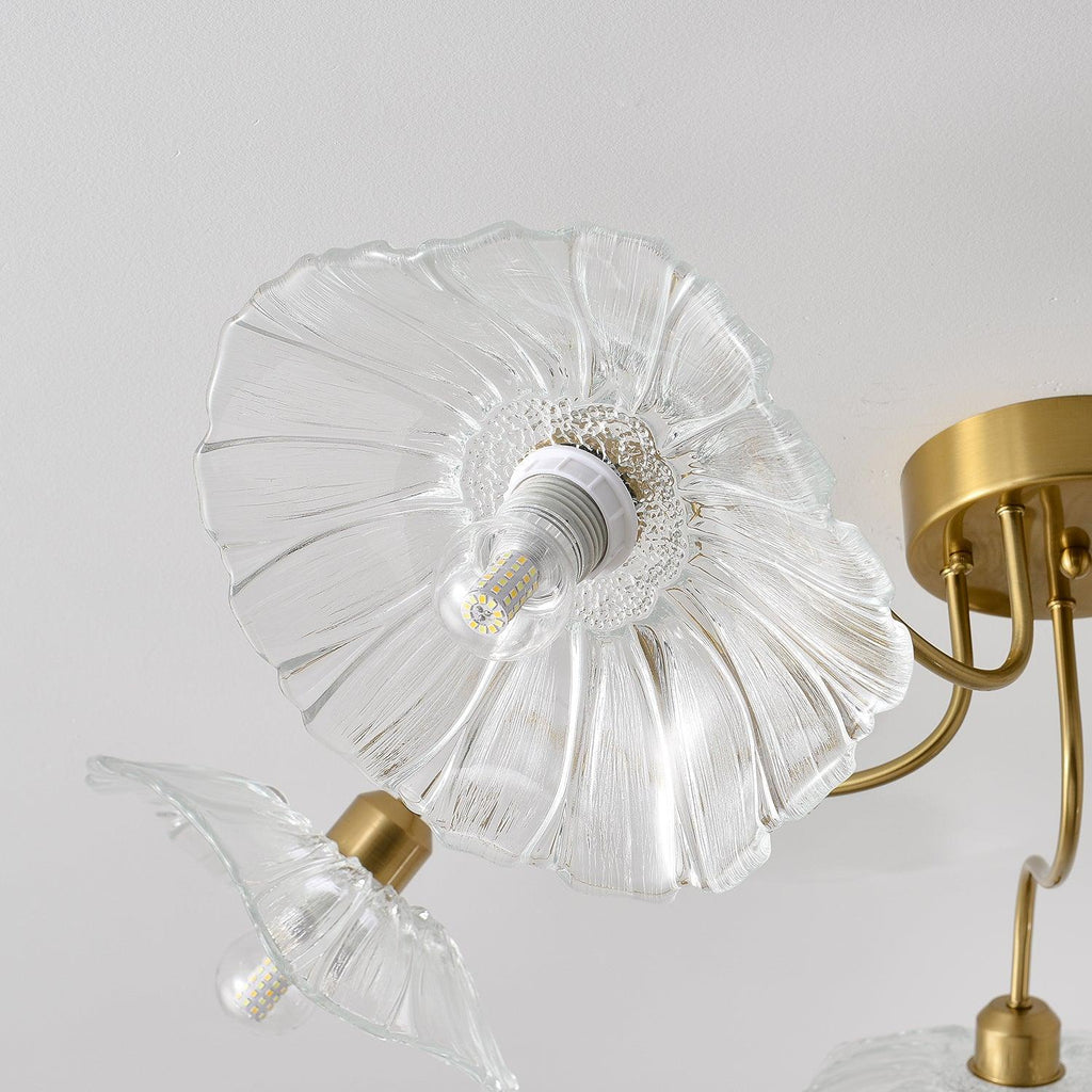 Lotus Leaf Glass Ceiling Lamp by FIFTH & BEAM — product view 48