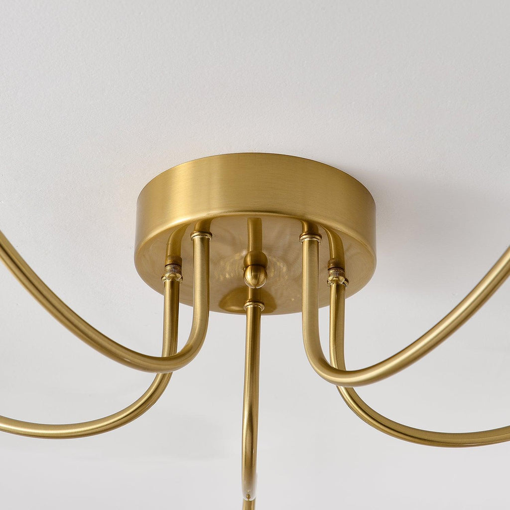 Lotus Leaf Glass Ceiling Lamp by FIFTH & BEAM — product view 49