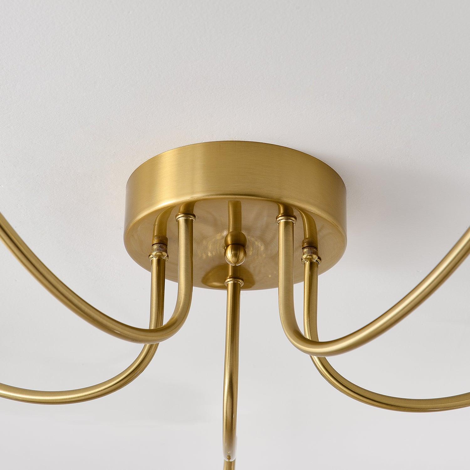 Lotus Leaf Glass Ceiling Lamp by FIFTH & BEAM — product view 49