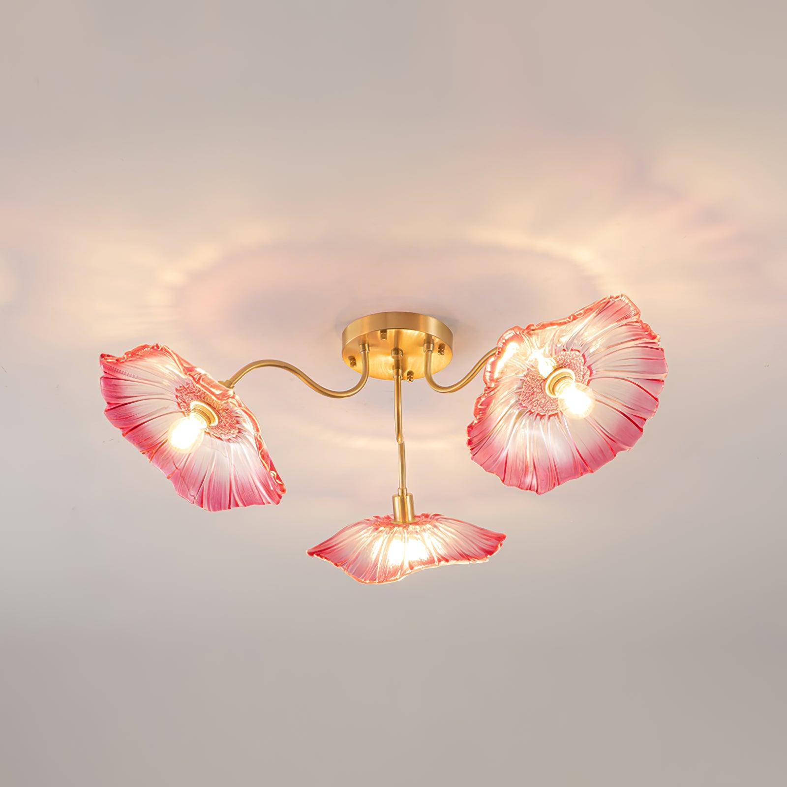 Lotus Leaf Glass Ceiling Lamp by FIFTH & BEAM — product view 41
