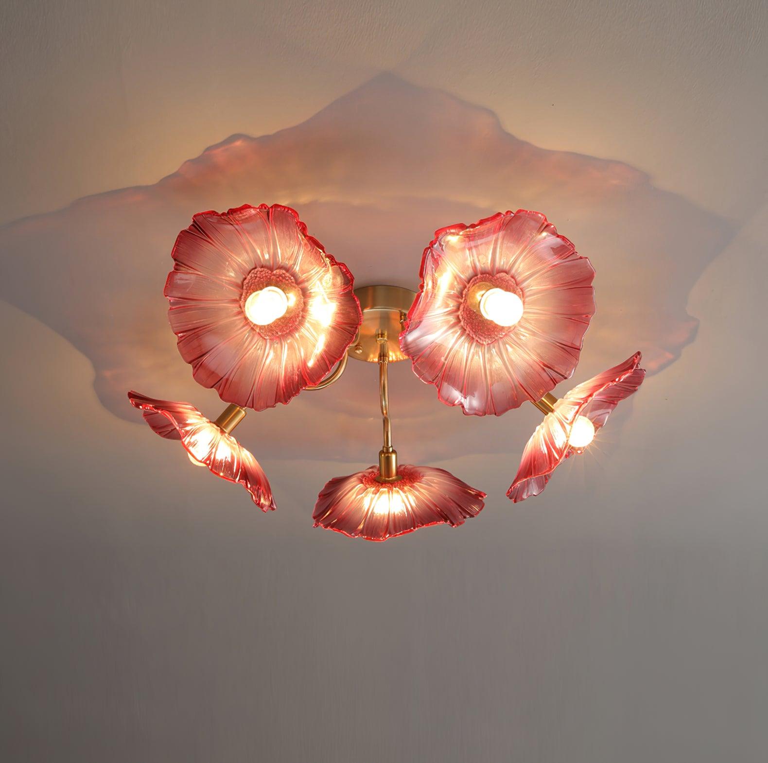 Lotus Leaf Glass Ceiling Lamp by FIFTH & BEAM — product view 43