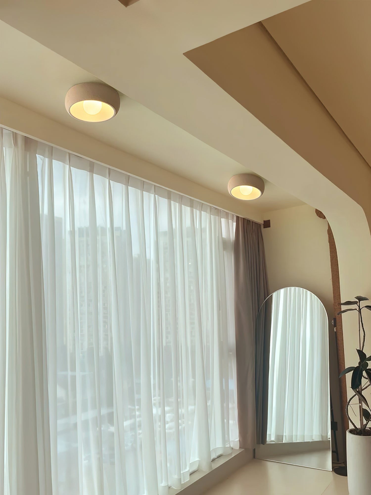 Louis Round Ceiling Light by FIFTH & BEAM — product view 17