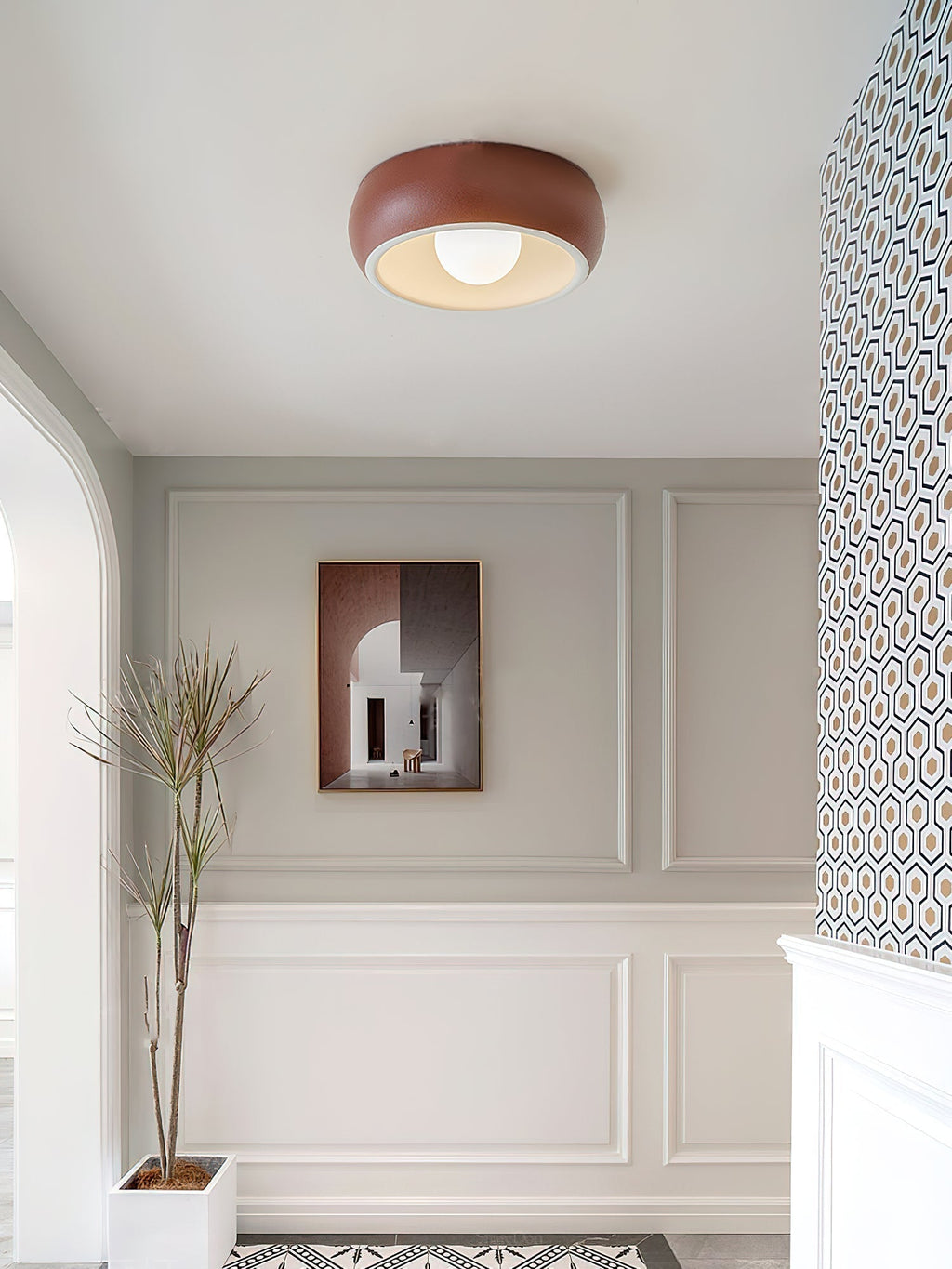 Louis Round Ceiling Light by FIFTH & BEAM — product view 13