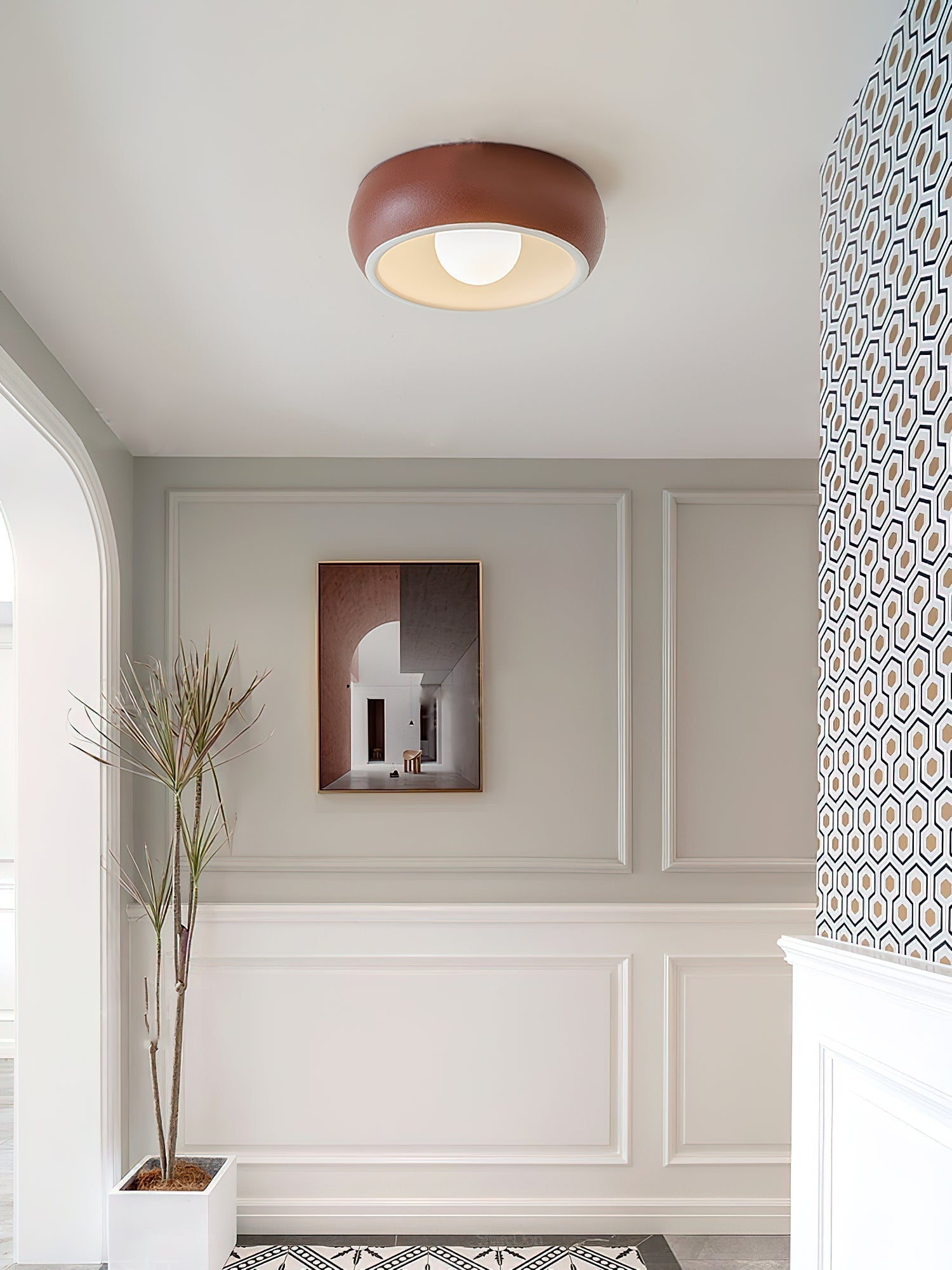 Louis Round Ceiling Light by FIFTH & BEAM — product view 13