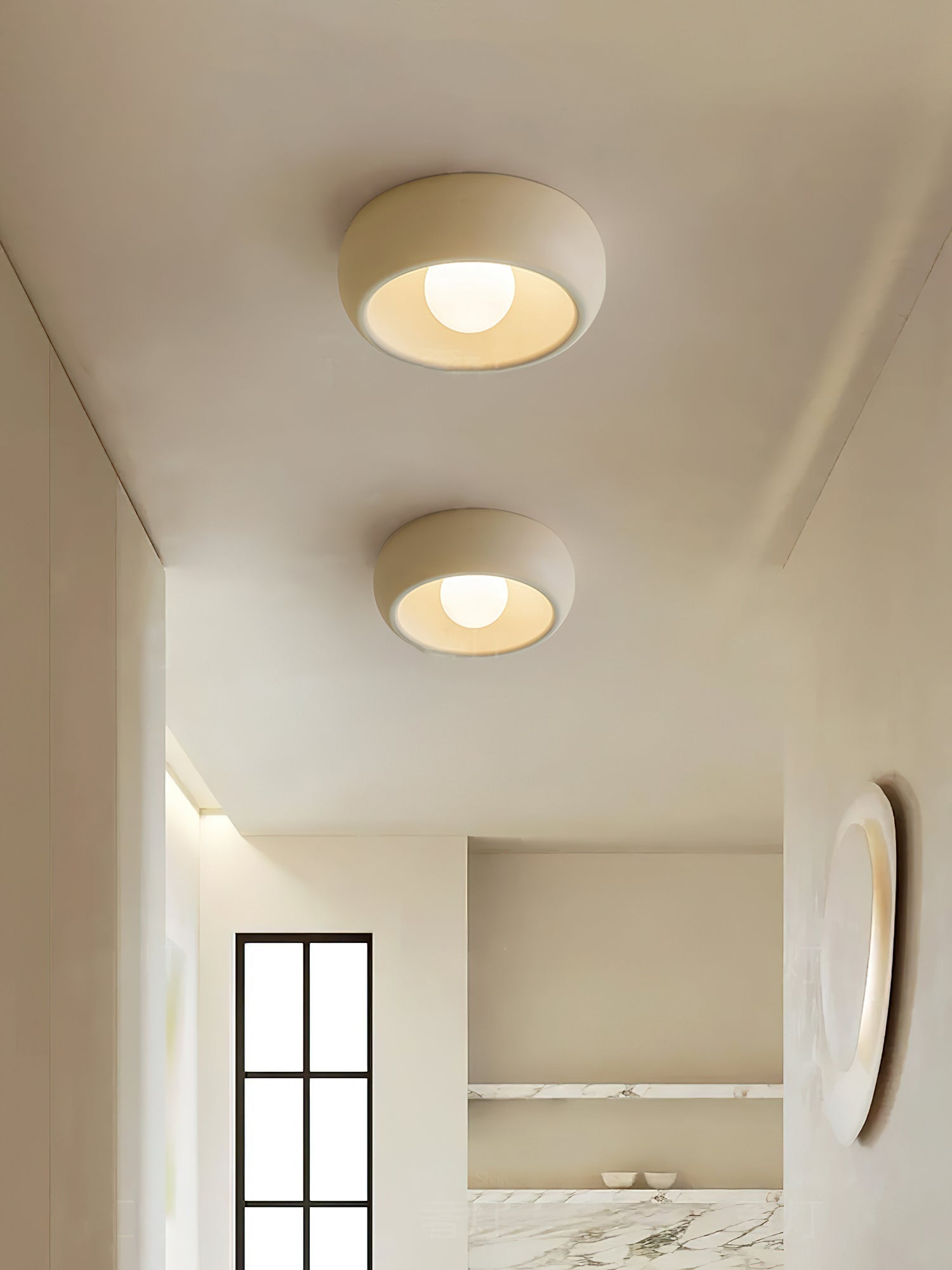 Louis Round Ceiling Light by FIFTH & BEAM — product view 10