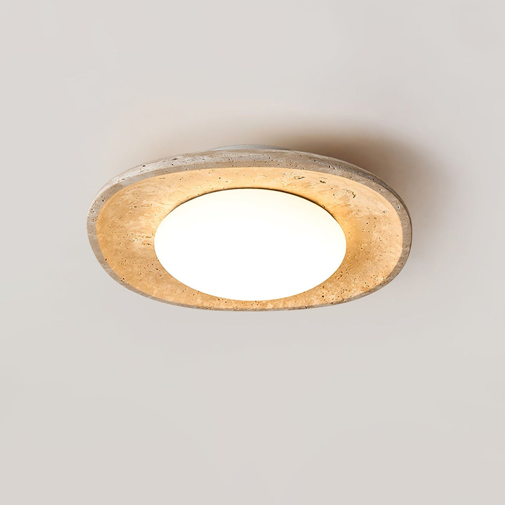 Luma Travertine Ceiling Light by FIFTH & BEAM — product view 10