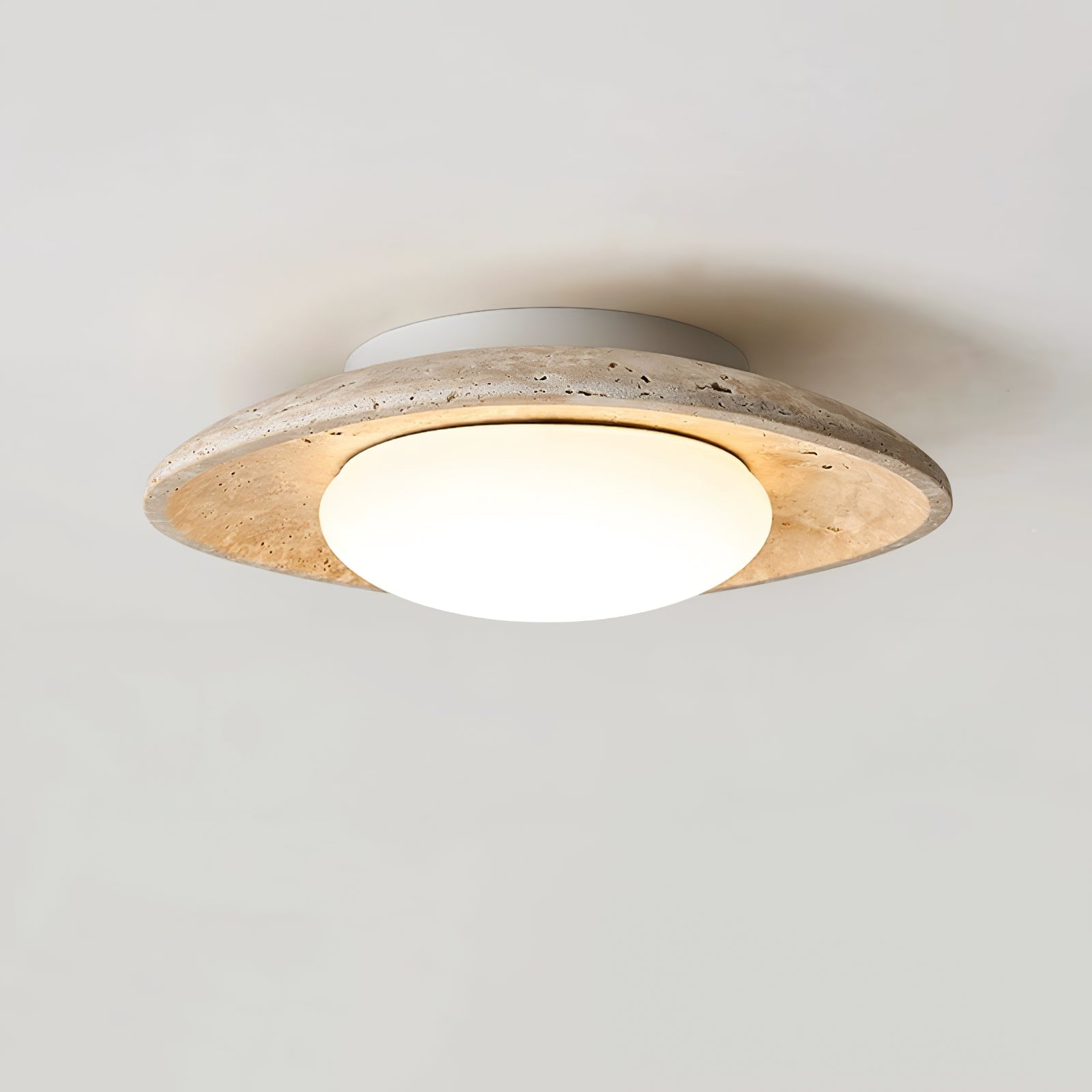 Luma Travertine Ceiling Light by FIFTH & BEAM — product view 11