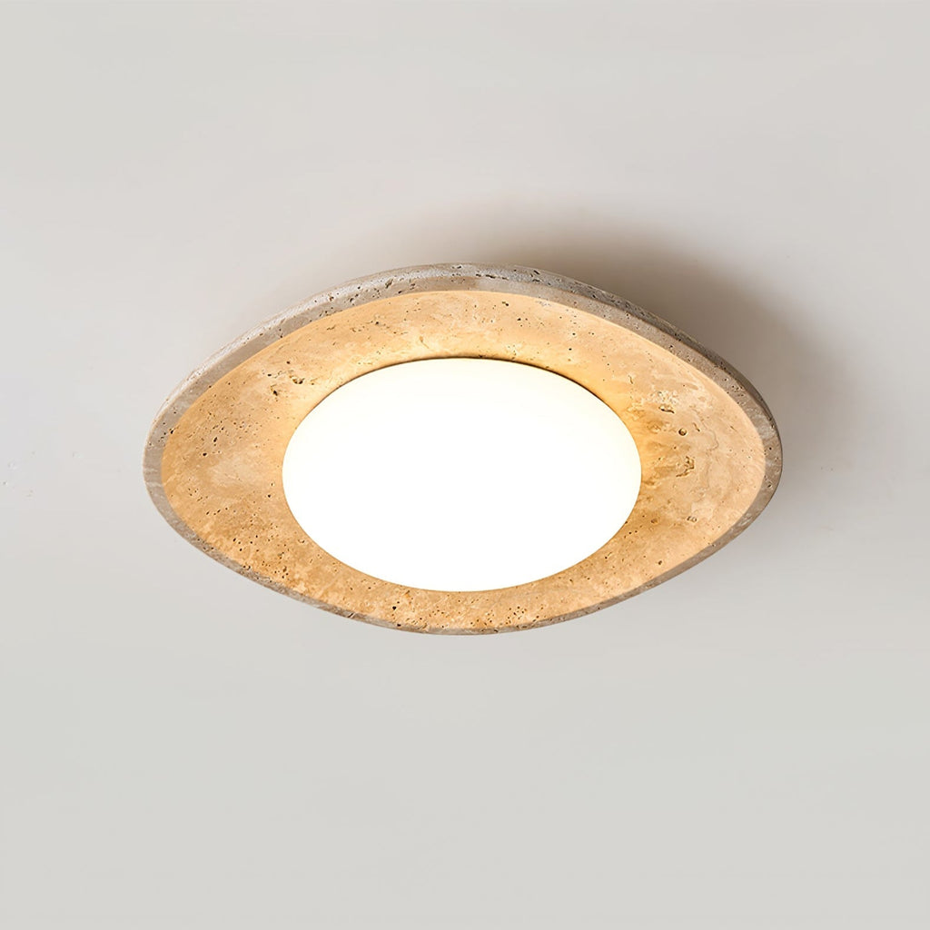 Luma Travertine Ceiling Light by FIFTH & BEAM — product view 13