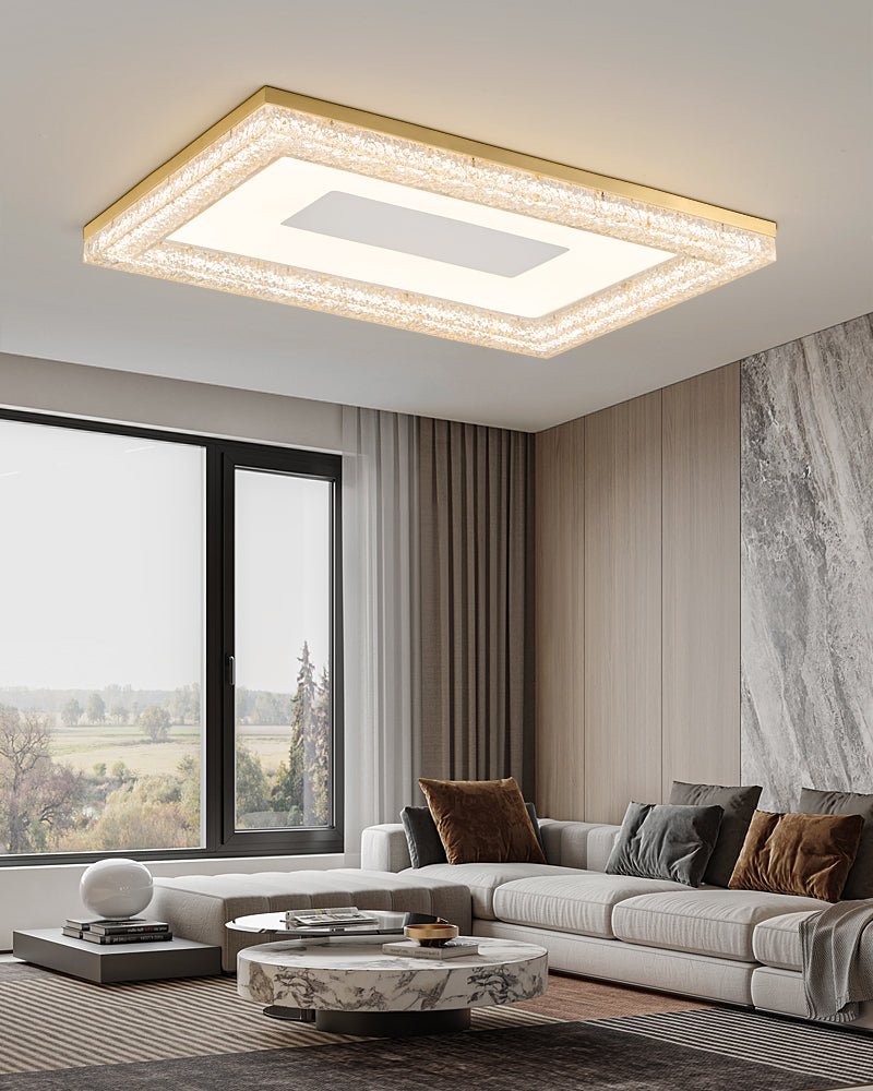Lumora Resin Ceiling Light by FIFTH & BEAM — product view 6