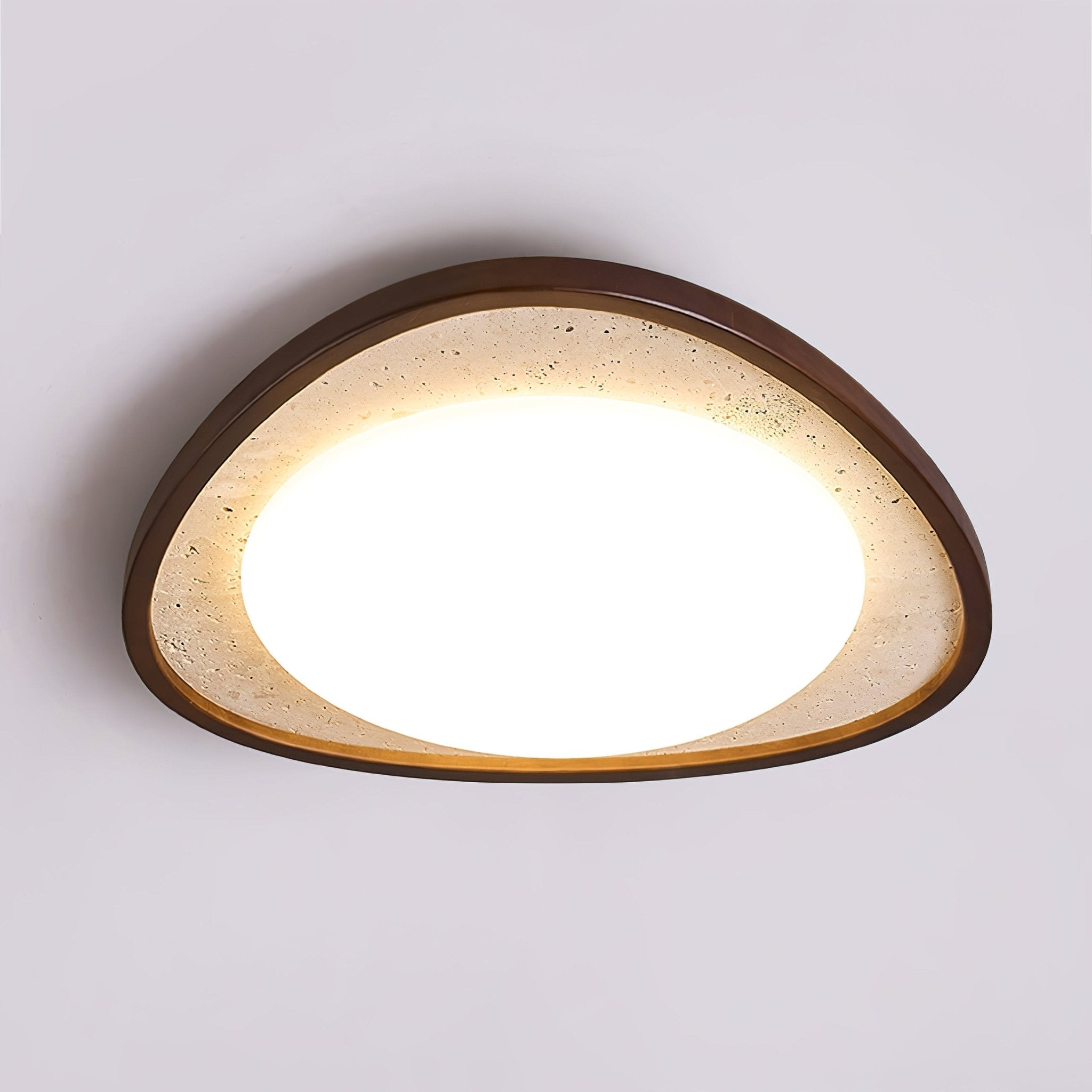 Lunaro Moonstone Travertine Ceiling Light by FIFTH & BEAM — product view 8
