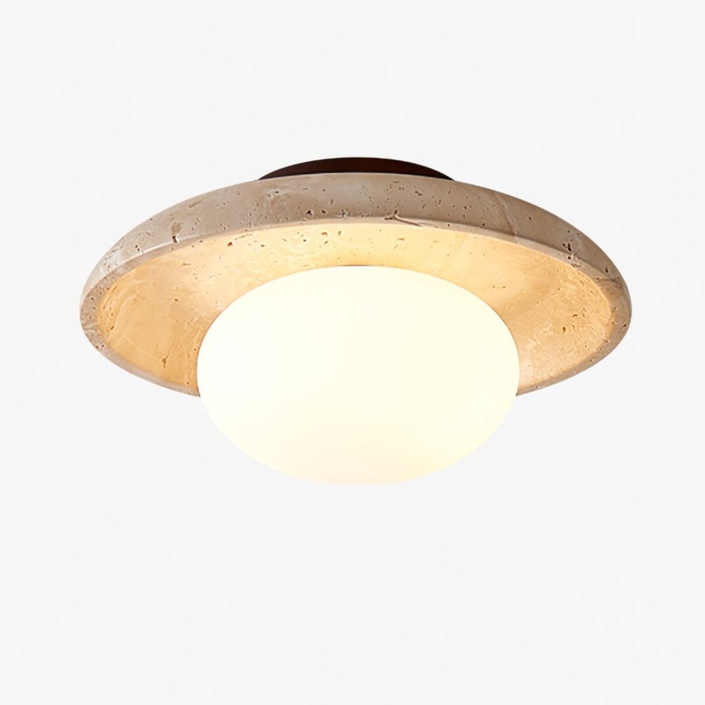 Lunaro Travertine Ceiling Lamp by FIFTH & BEAM — product view 6
