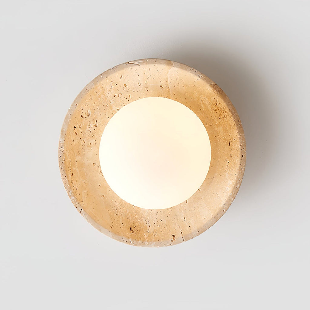 Lunaro Travertine Ceiling Lamp by FIFTH & BEAM — product view 7