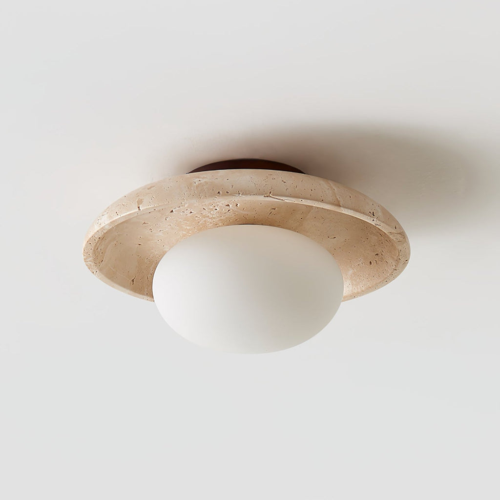 Lunaro Travertine Ceiling Lamp by FIFTH & BEAM — product view 10