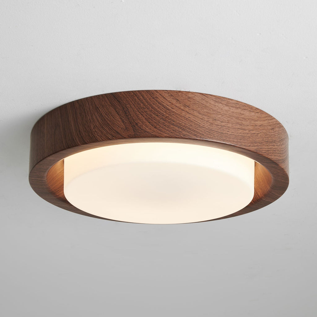 Lunor Wood Ring Ceiling Light by FIFTH & BEAM — product view 7