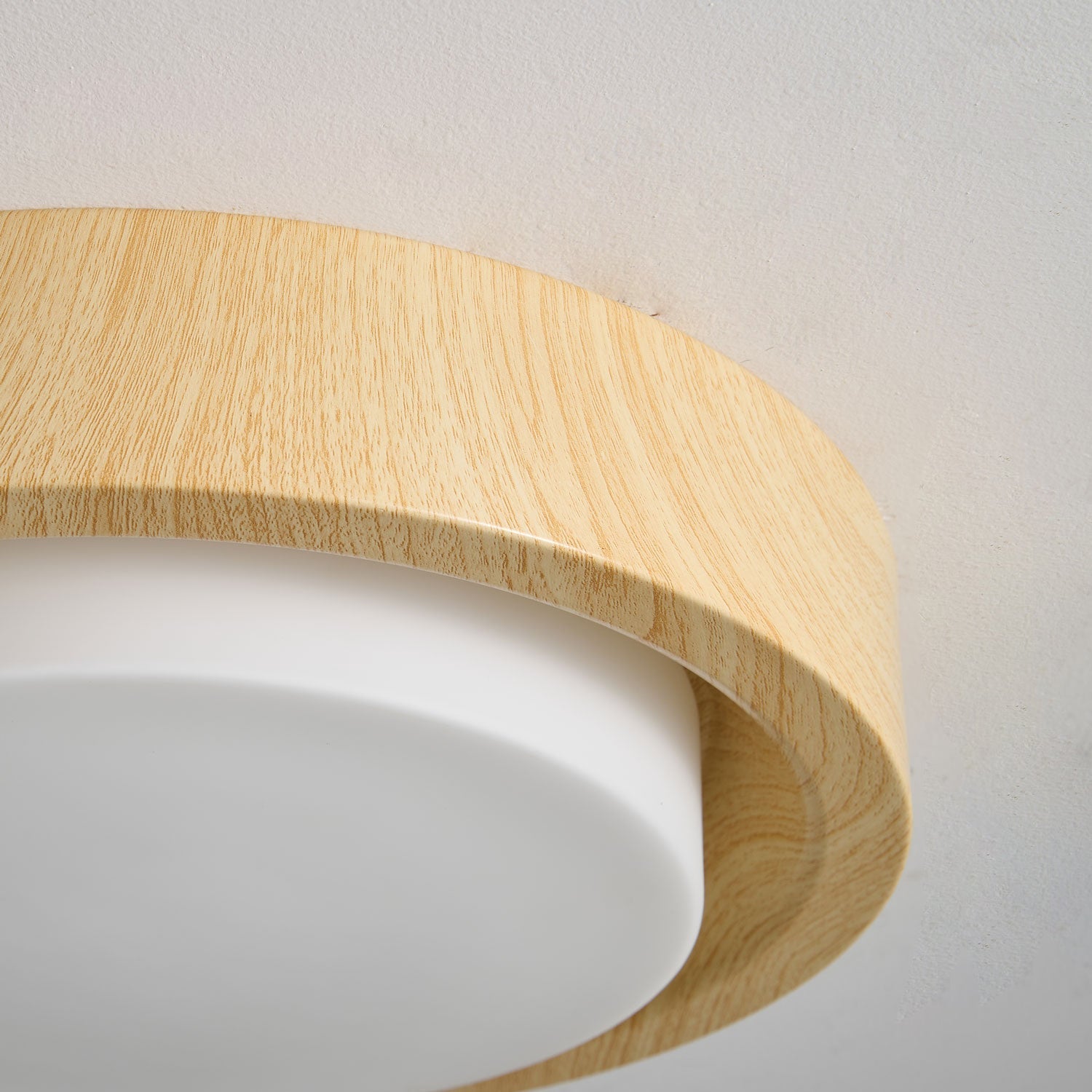 Lunor Wood Ring Ceiling Light by FIFTH & BEAM — product view 11