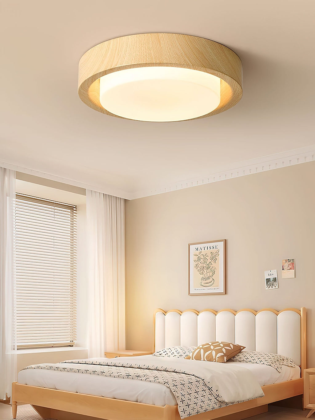 Lunor Wood Ring Ceiling Light by FIFTH & BEAM — product view 18