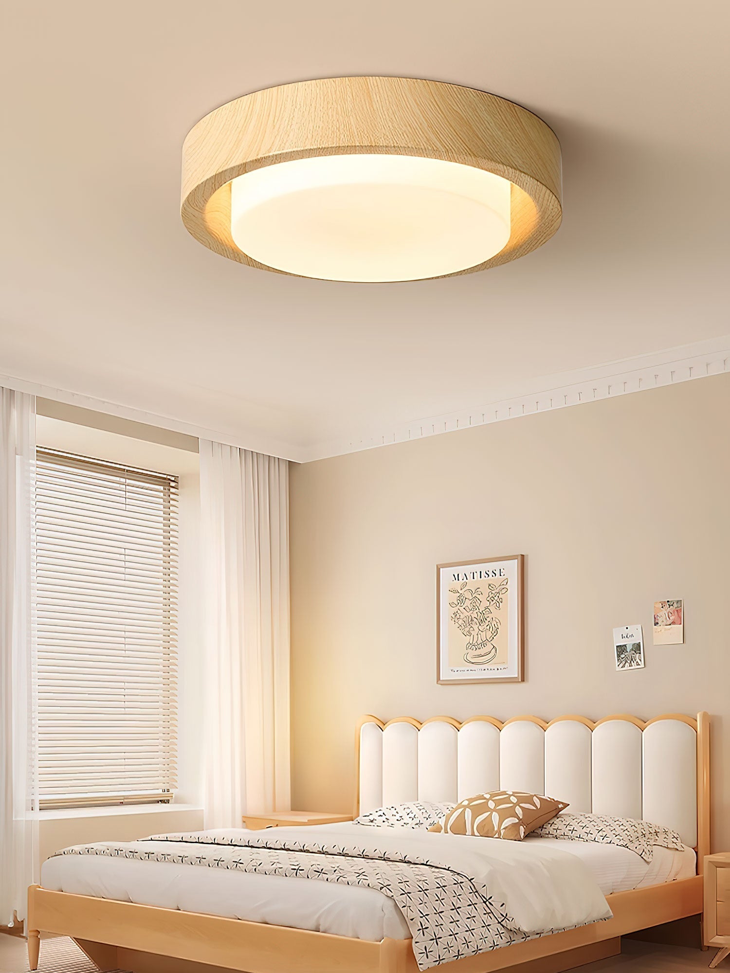 Lunor Wood Ring Ceiling Light by FIFTH & BEAM — product view 18