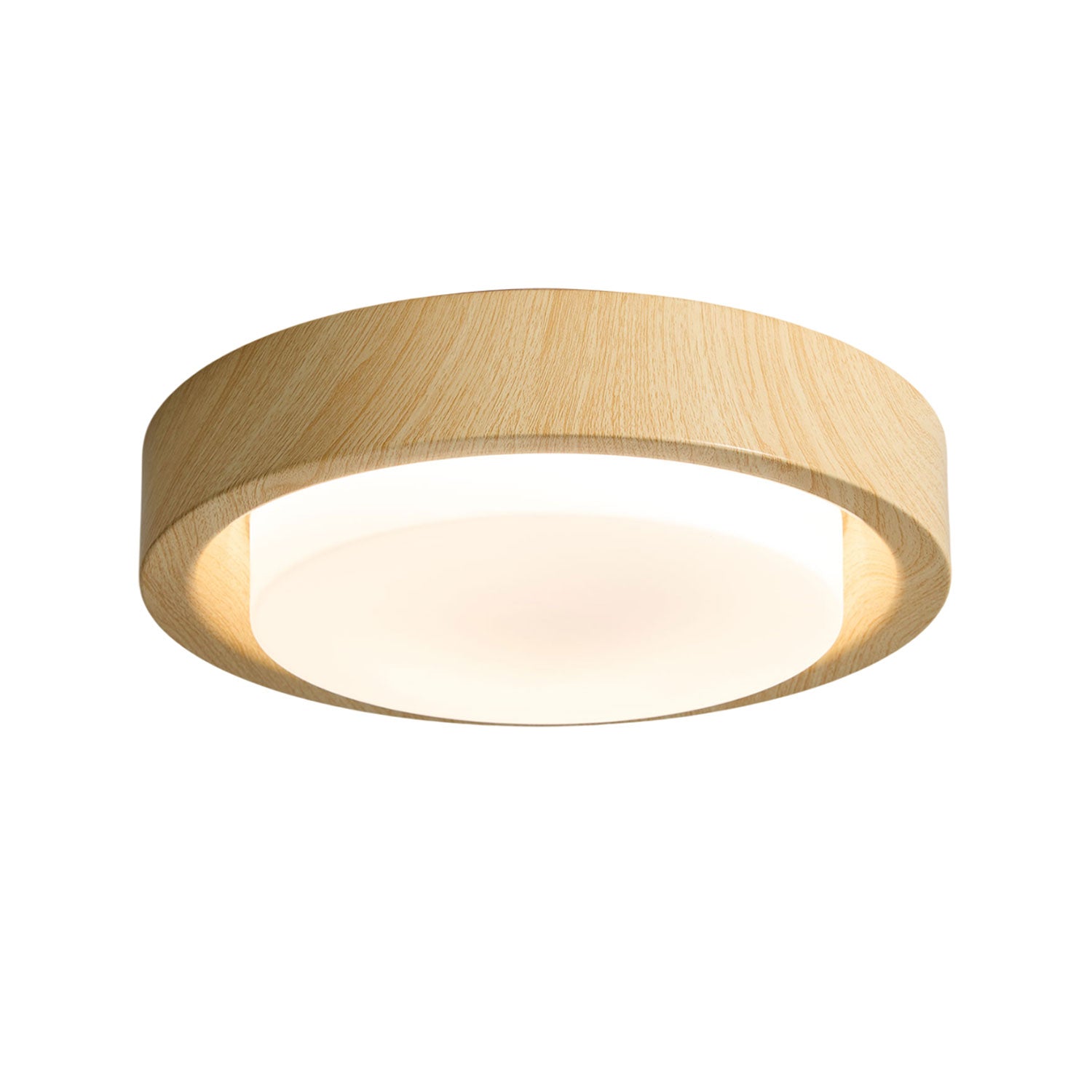Lunor Wood Ring Ceiling Light by FIFTH & BEAM — product view 8