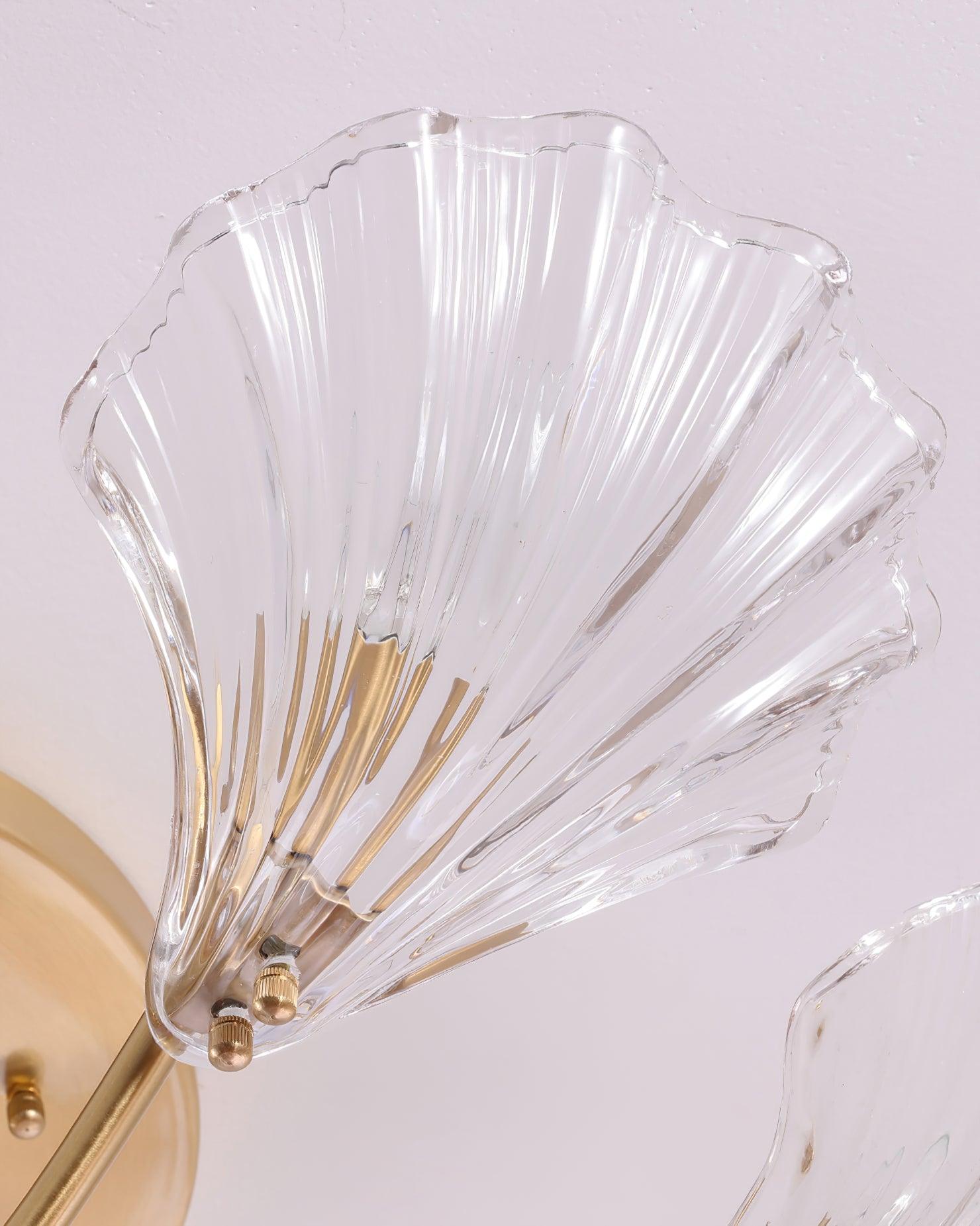 Luxury Shell Brass Ceiling Lamp by FIFTH & BEAM — product view 20