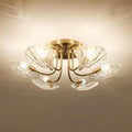 Luxury Shell Brass Ceiling Lamp by FIFTH & BEAM — product view 15