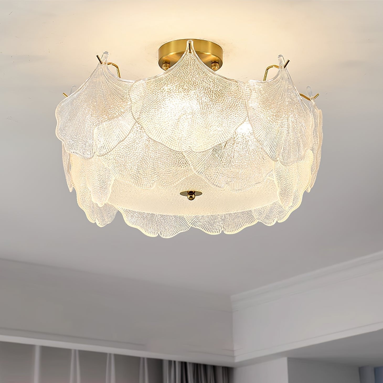 Maple Leaf Cluster Ceiling Light by FIFTH & BEAM — product view 2