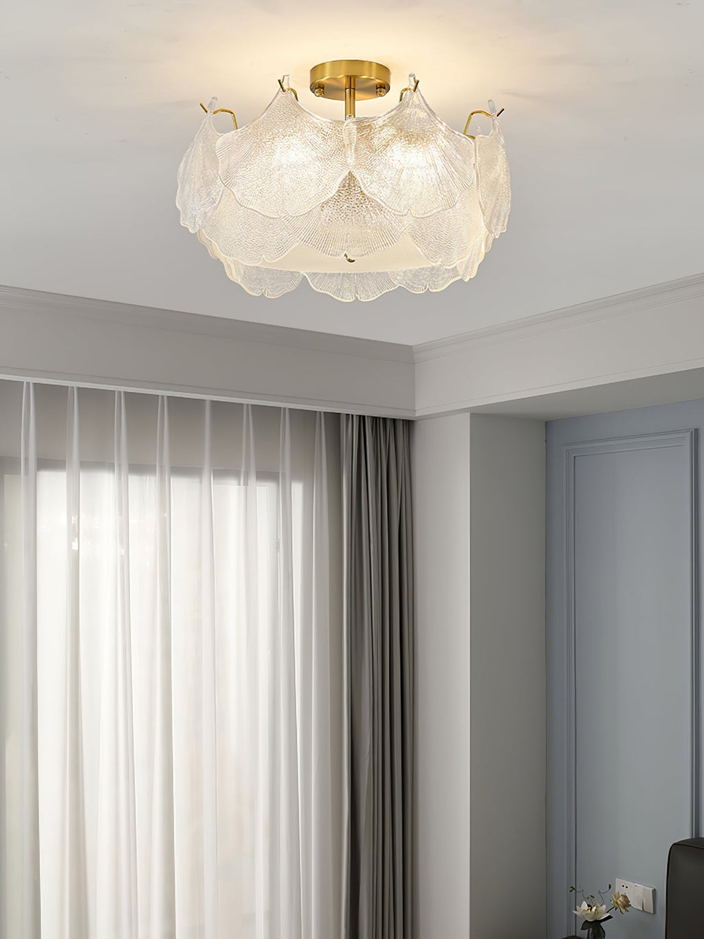 Maple Leaf Cluster Ceiling Light by FIFTH & BEAM — product view 9