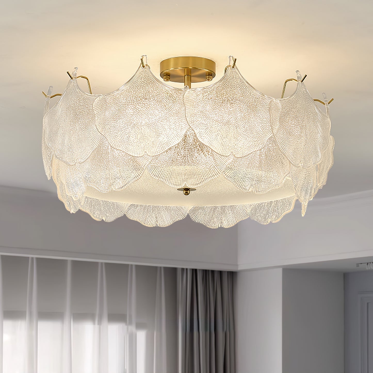 Maple Leaf Cluster Ceiling Light by FIFTH & BEAM — product view 11