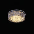 Flush Chrome Crystal Ceiling Light by FIFTH & BEAM — product view 10