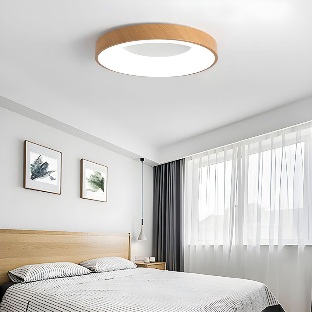 Mila Round Flush Mount Ceiling Lamp by FIFTH & BEAM — product view 11