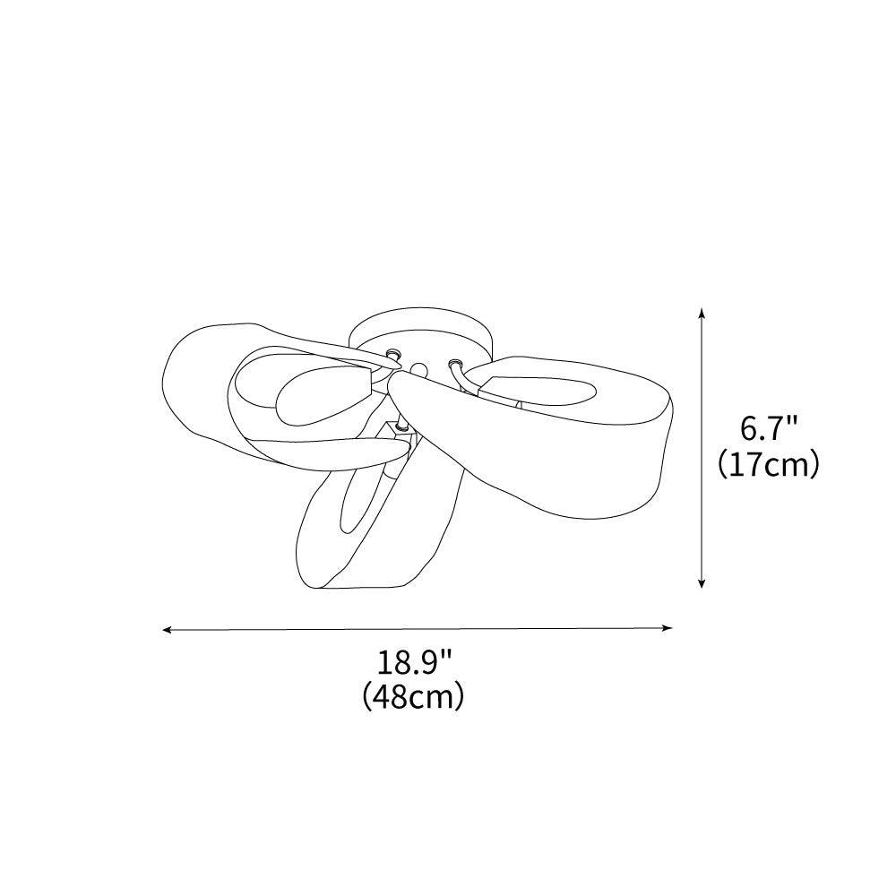 Mocenigo Azure Ceiling Light by FIFTH & BEAM — product view 3