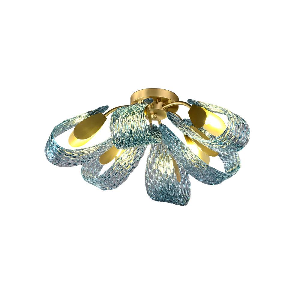Mocenigo Azure Ceiling Light by FIFTH & BEAM — product view 1