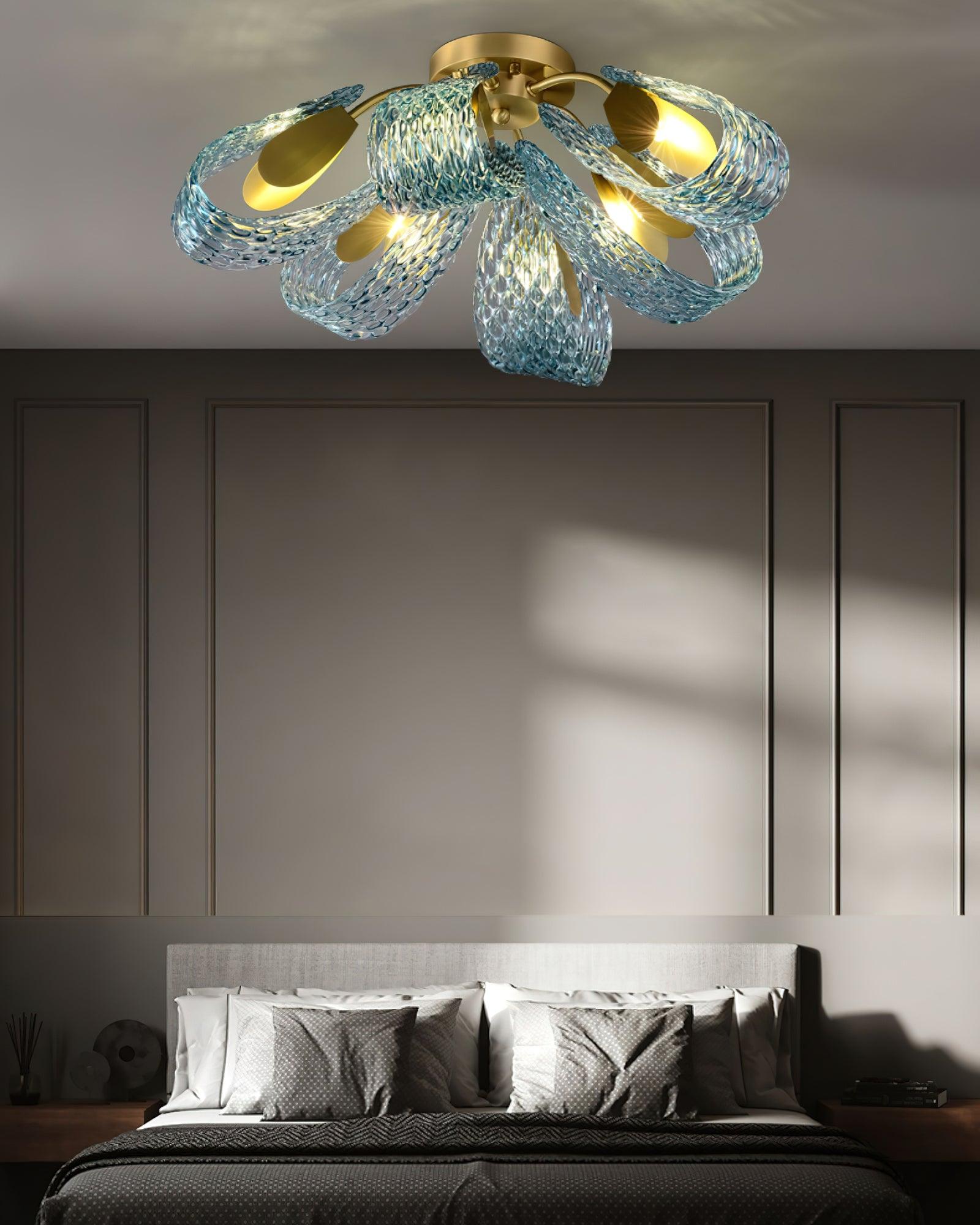 Mocenigo Azure Ceiling Light by FIFTH & BEAM — product view 8