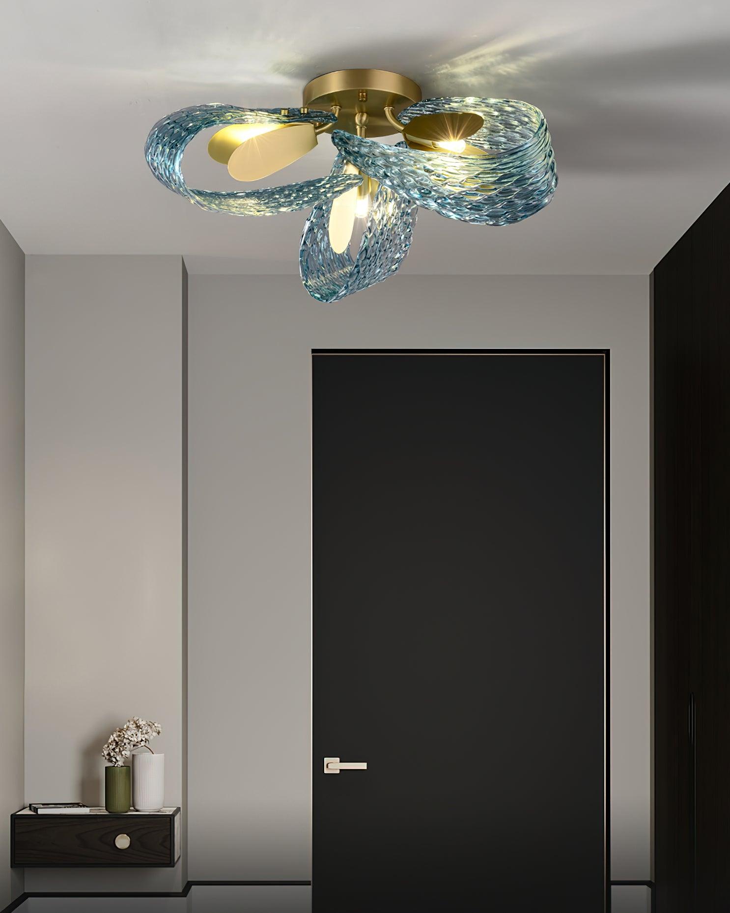 Mocenigo Azure Ceiling Light by FIFTH & BEAM — product view 7