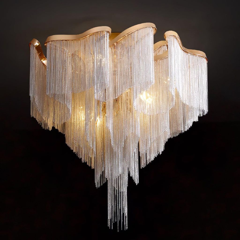 Modern Tassel Ceiling Lamp by FIFTH & BEAM — product view 6