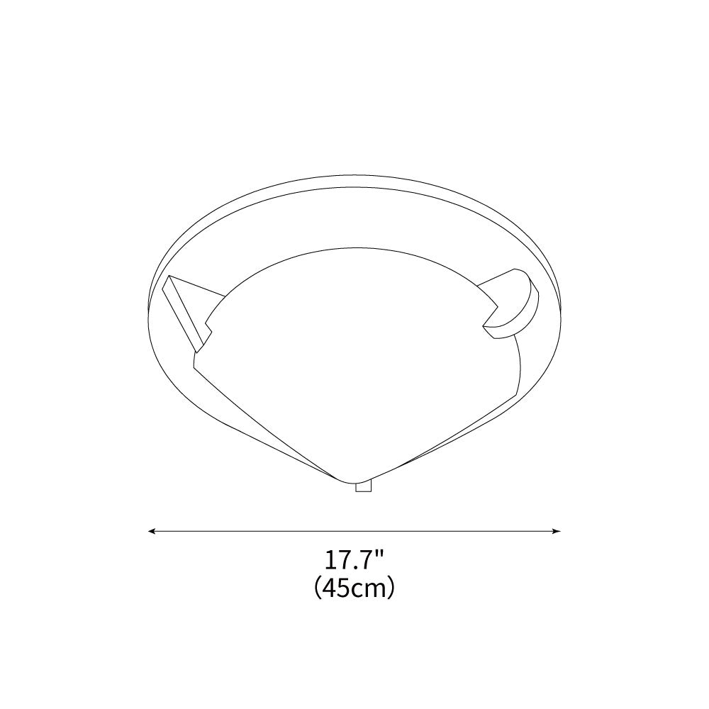 Mondrian Ceiling Light 17.7" by FIFTH & BEAM — product view 3