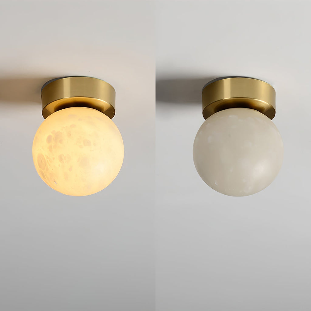 Moon Alabaster Ceiling Light by FIFTH & BEAM — product view 4