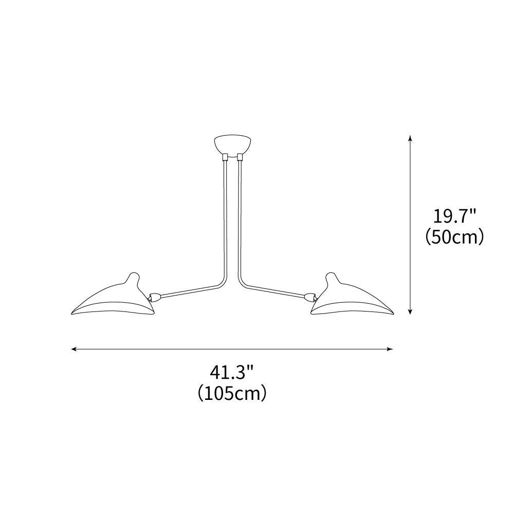 Mouille Ceiling Lamp by FIFTH & BEAM — product view 3