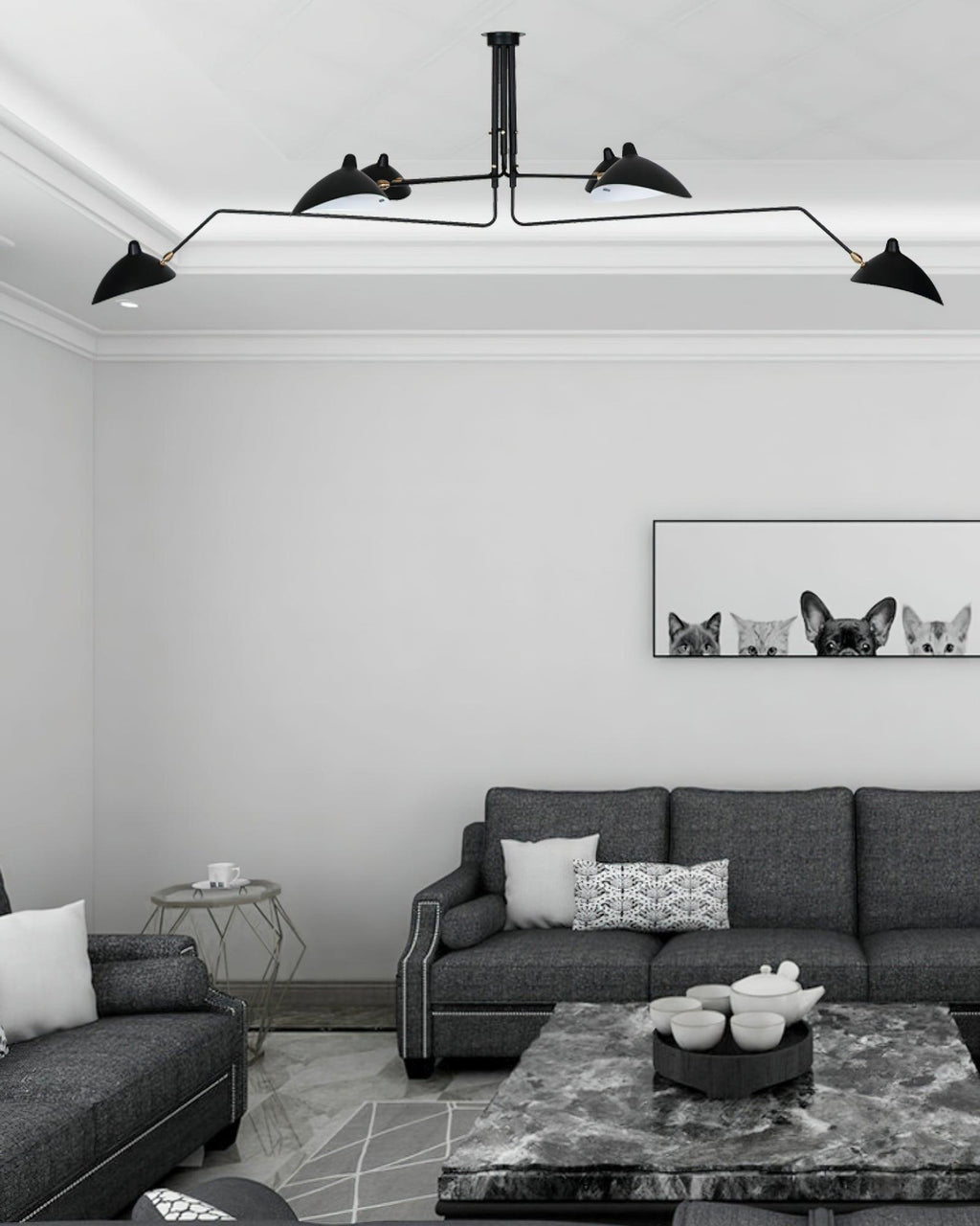 Mouille Ceiling Lamp by FIFTH & BEAM — product view 24